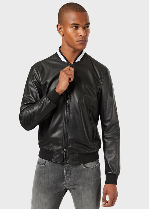 EMPORIO ARMANI Leather jacket