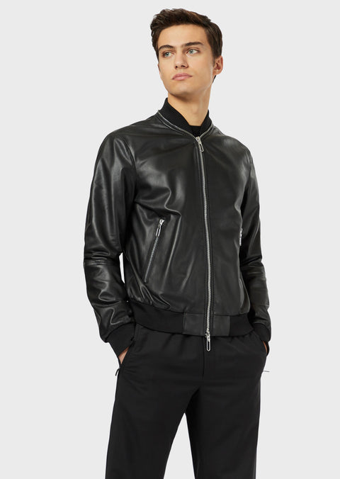 EMPORIO ARMANI Leather jacket