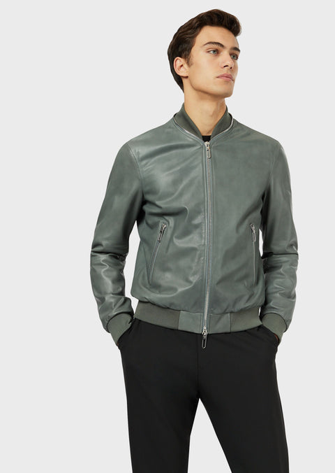 EMPORIO ARMANI Leather jacket