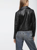 DIESEL L-LYF Leather motorcycle jacket with twin zips