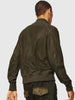 DIESEL L-NIKOLAI Bomber jacket in waxed suede