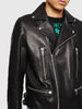 DIESEL L-GOTIV Biker jacket with metal hardware