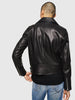 DIESEL L-GOTIV Biker jacket with metal hardware