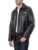 Schott NYC Casual Weekend Pebbled Cowhide Leather Jacket