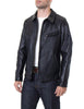 Schott NYC James Men's Retro Style Naked Cowhide Leather Jacket