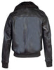 Schott NYC Cowhide Slim Fit Bomber Leather Jacket