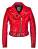 SCHOTT NYC Women's Cropped Perfecto® in Lambskin Leather Jacket