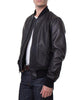 Schott NYC Lightweight Natural Pebble Cowhide Leather Bomber Jacket