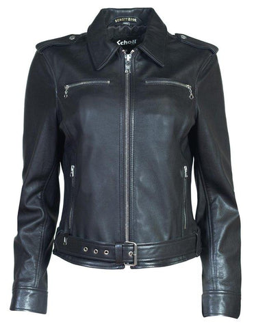 SCHOTT NYC Lambskin Moto Leather Jacket