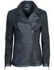 SCHOTT NYC  Long Lambskin Moto Jacket