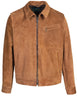 Schott NYC Unlined Rough Out Cowhide Leather Jacket