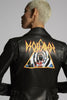 DSQUARED2 Triangle Kiodo Leather Biker Jacket