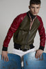 DSQUARED2 Multi Color Leather Bomber Jacket