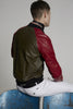 DSQUARED2 Multi Color Leather Bomber Jacket