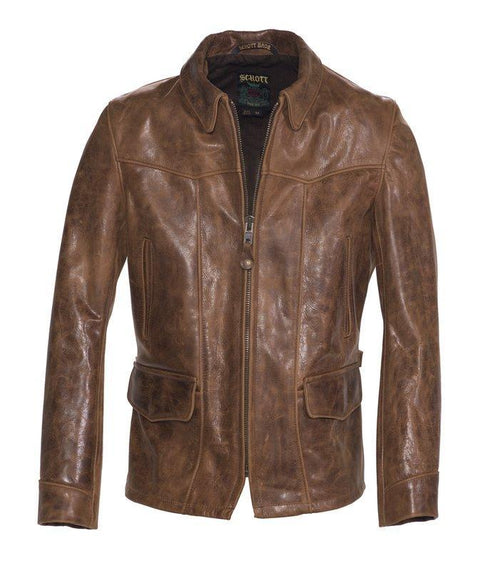 Schott NYC John Hancock Men's Delivery Leather Jacket