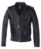 Schott NYC Cafecto Steerhide Hybrid Cafe Racer Asymmetrical Motorcycle Leather Jacket