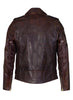 Schott NYC Hand Oiled Lightweight Naked Perfecto® Motorcycle Leather  Jacket with Plaid Cotton Lining