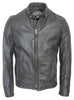 Schott NYC Vintaged Cowhide Café Racer Leather Jacket