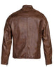 Schott NYC Vintaged Cowhide Café Racer Leather Jacket