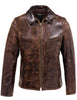 Schott NYC Men's Cowhide Retro Moto Style Leather Jacket