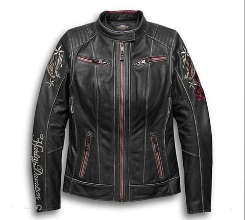 Harley Davidson Women's Cant Leather Jacket