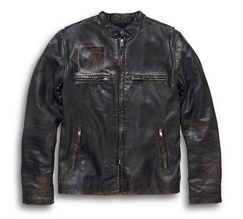 Harley Davidson Men's Speed Distressed Leather Jacket