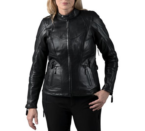 Harley Davidson Women's FXRG Triple Vent System Waterproof Leather Jacket