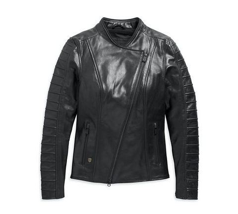 Harley Davidson Women's Ozello Perforated Leather Jacket