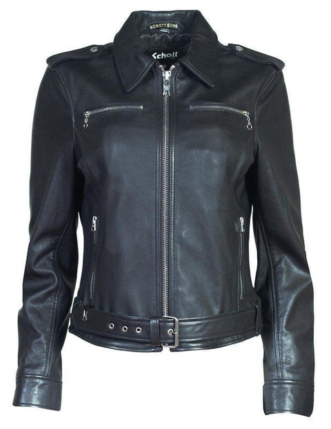 Schott Nyc Lambskin Moto Jacket