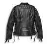 Harley Davidson Women's Boone Fringed Leather Jacket