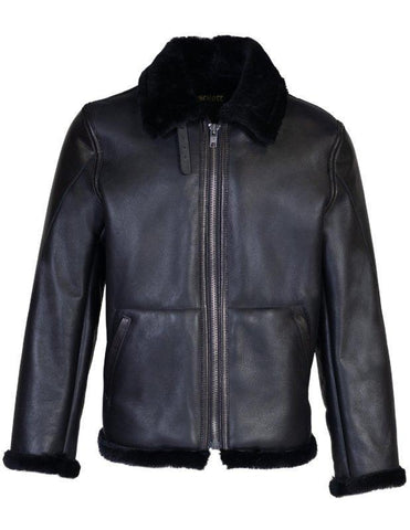 Schott Nyc Men's Sheepskin B3 Jacket