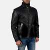 Cafe Racer Equilibrium Black Leather Jacket