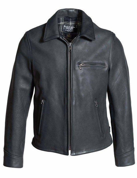 Schott NYC Horween Deer-Touch Cowhide Rider Jacket