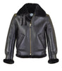 Schott NYC Classic B-3 Sheepskin Leather Bomber Jacket