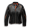 Harley Davidson Women's Harker Perforated Leather Jacket with Coolcore Technology