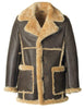 Schott NYC Shearling Towncoat