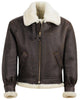 Schott NYC Classic B-3 Sheepskin Leather Bomber Jacket