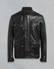 BELSTAFF DENESMERE LEATHER JACKET In Lambskin Black Leather