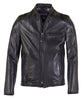 Schott NYC Waxed Natural Pebbled Cowhide Café Leather Jacket