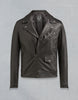 BELSTAFF FENWAY LEATHER JACKET In Black lightweight calf suede