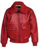 Schott NYC Lambskin "Wings of Gold" G-1 Flight Leather Jacket