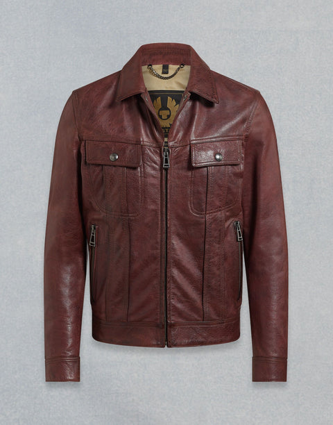 BELSTAFF LOWELL LEATHER JACKET