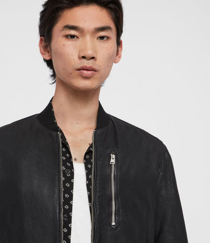 ALLSAINTS KINO LEATHER BOMBER JACKET