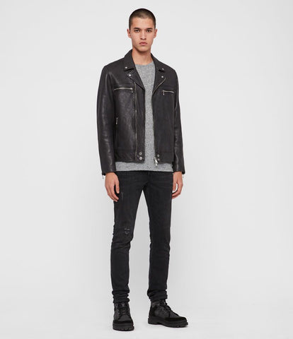 ALLSAINTS HEARN LEATHER BIKER JACKET