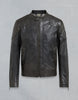 BELSTAFF OUTLAW LEATHER JACKET In Black Leather