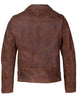 Schott NYC Storm - Heavyweight Oiled Nubuck Leather Biker Jacket