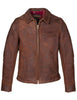 Schott NYC Storm - Heavyweight Oiled Nubuck Leather Biker Jacket