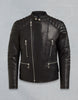 BELSTAFF SIDNEY LEATHER JACKET In Merino Shearling Black.