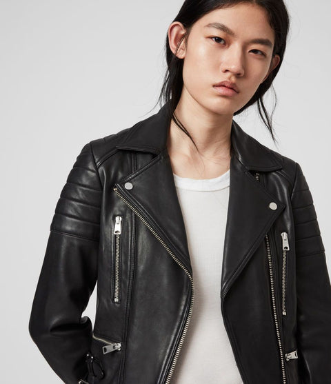 ALLSAINTS HALLEY LEATHER BIKER JACKET