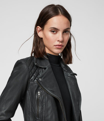 ALLSAINTS CARGO LEATHER BIKER JACKET